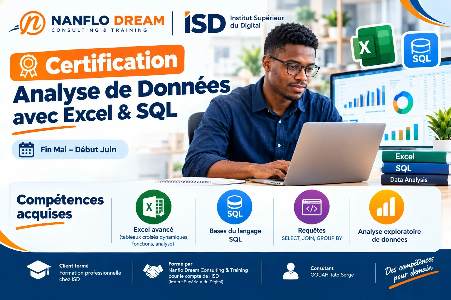 Certification Analyse de Données avec Excel & SQL
